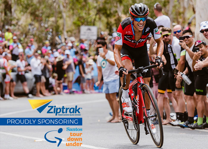 Ziptrak® is sponsoring the Tour Down Under